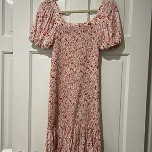 Another Love Pink Floral Dress